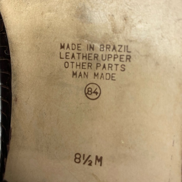 Vintage Brown Woven Loafers - Picture 5 of 10